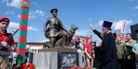1 Сегодня в Соликамске открыли памятник "Пограничникам всех поколений", посвященный защитникам рубежей нашей страны - Администрация Соликамского г.о.