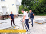 9 Глава округа Александр Русанов продолжает проводить рабочие встречи с подрядчиками на объектах благоустройства